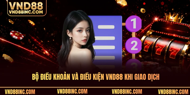 Bộ điều khoản và điều kiện VND88 khi giao dịch