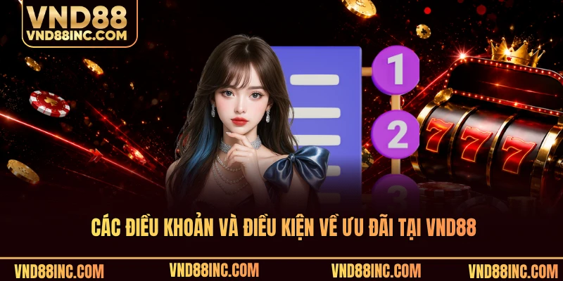 Các điều khoản và điều kiện về ưu đãi tại VND88