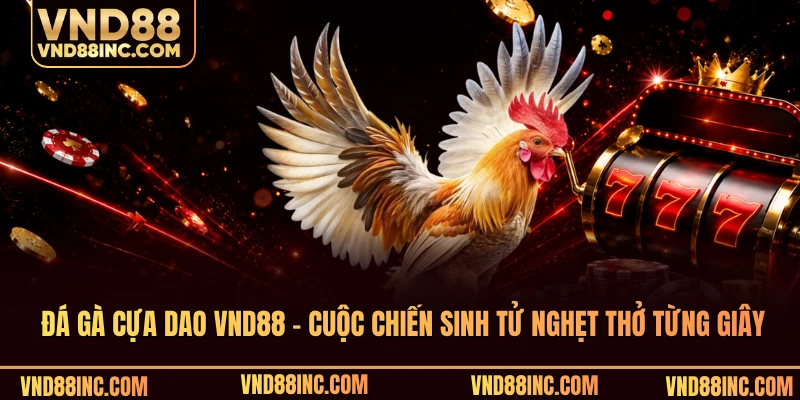 Đá Gà Cựa Dao VND88 - Cuộc Chiến Sinh Tử Nghẹt Thở Từng Giây