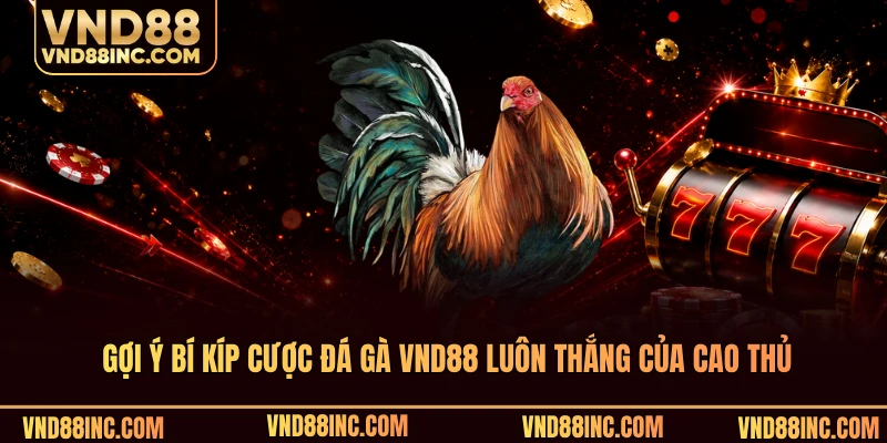 Gợi ý bí kíp cược đá gà VND88 luôn thắng của cao thủ