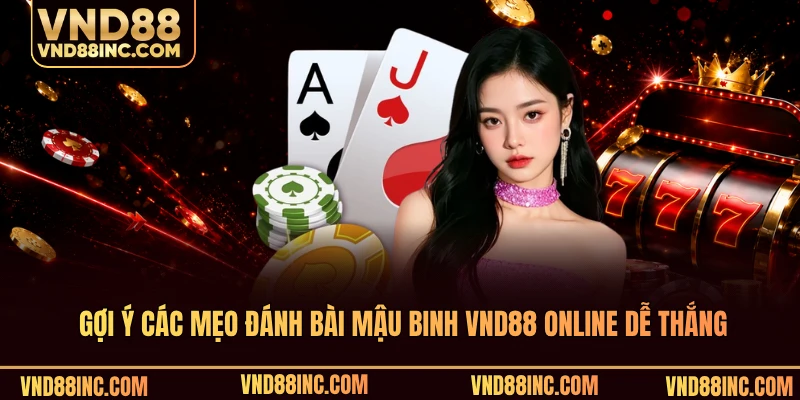 Gợi ý các mẹo đánh bài mậu binh VND88 online dễ thắng