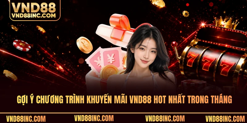 Gợi ý chương trình khuyến mãi VND88 hot nhất trong tháng