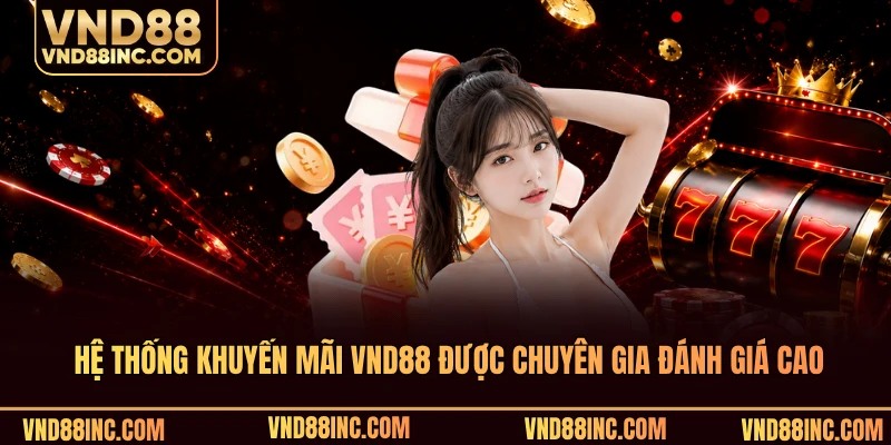 Hệ thống khuyến mãi VND88 được chuyên gia đánh giá cao