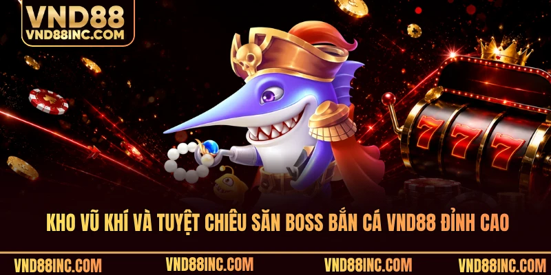 Kho vũ khí và tuyệt chiêu săn boss bắn cá VND88 đỉnh cao