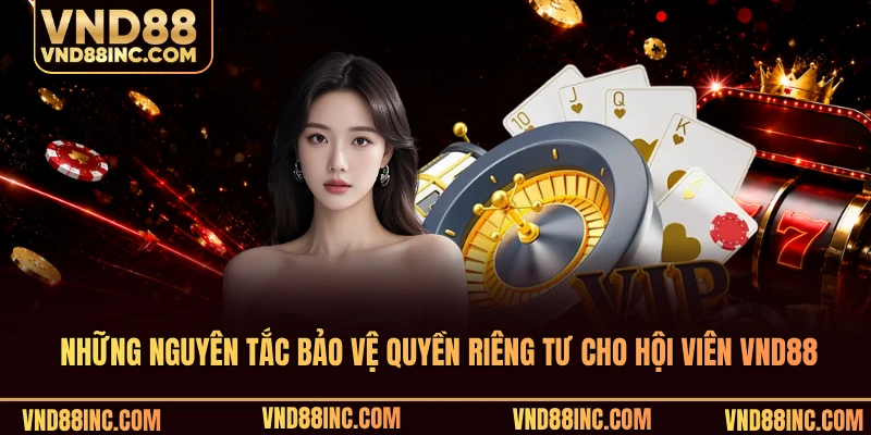Những nguyên tắc bảo vệ quyền riêng tư cho hội viên VND88