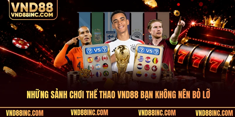 Những sảnh chơi thể thao VND88 bạn không nên bỏ lỡ