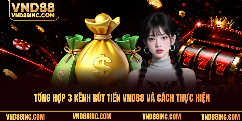 Tổng hợp 3 kênh rút tiền VND88 và cách thực hiện