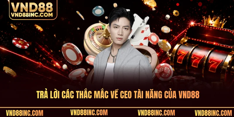 Trả lời các thắc mắc về CEO tài năng của VND88